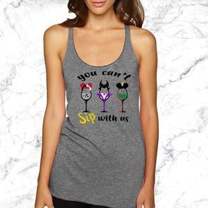 Disney you can’t sip with us 3xl Dolman T-shirt